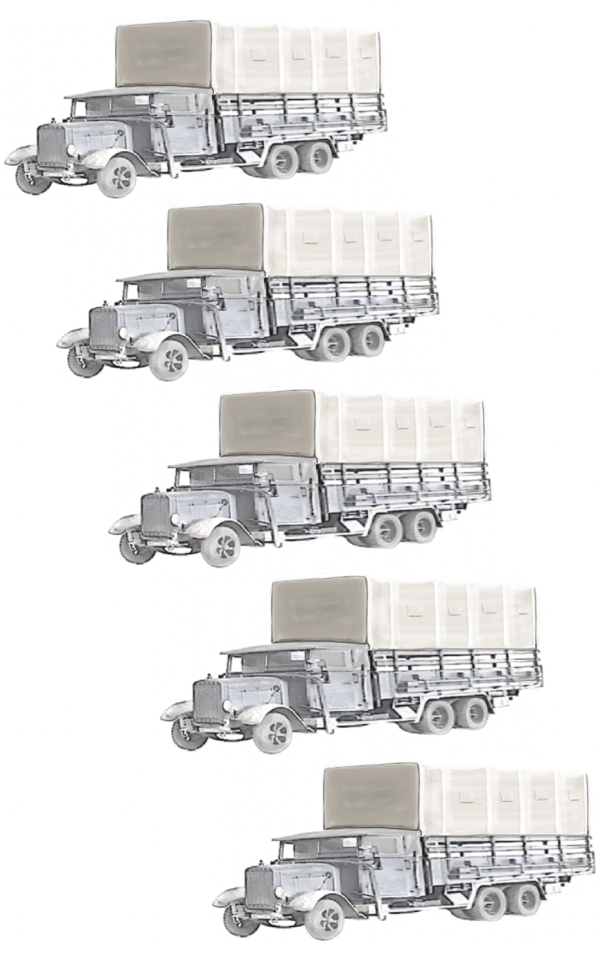 物語ミニスカ美少女M 独全六輪駆動輸送車