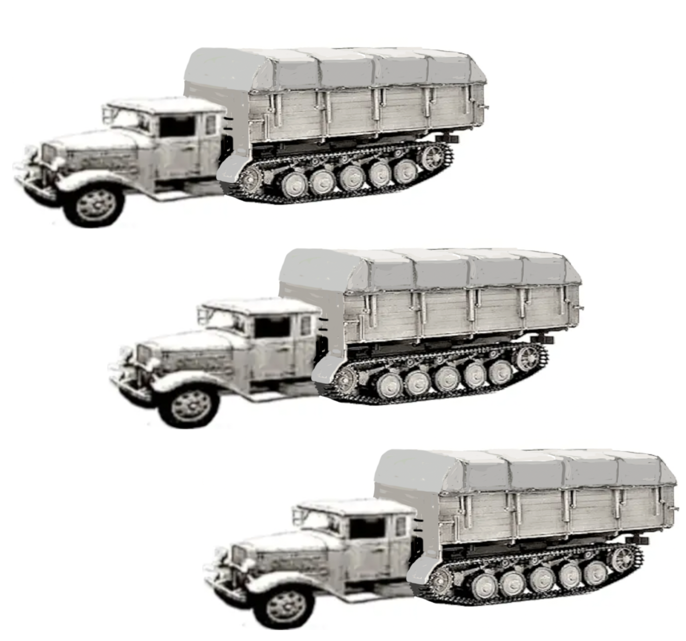 物語ミニスカ美少女M 日軍半軌輸送車