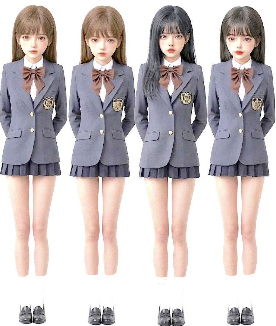 物語ミニスカ美少女 桐谷流制服女子１