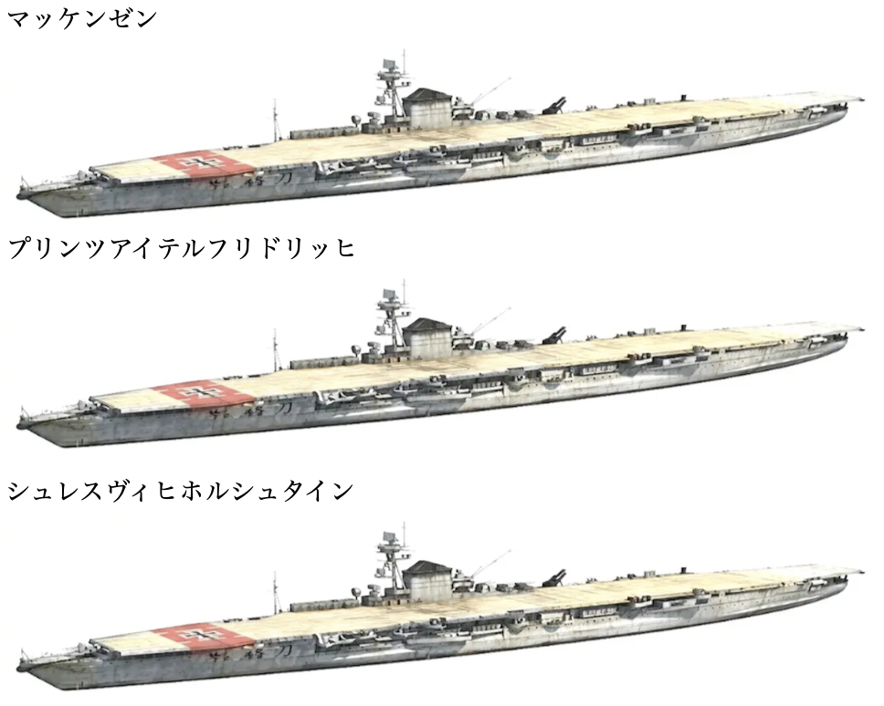 物語ミニスカ微笑女M 独マッケンゼン級巡戦改造中空母