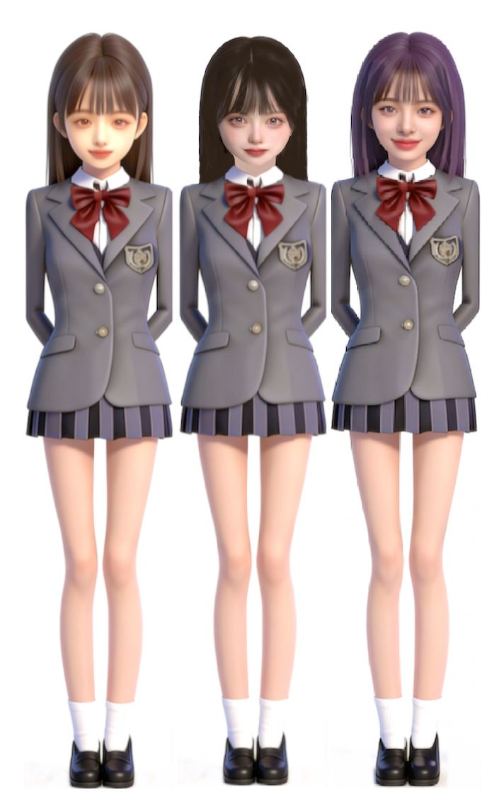 物語ミニスカ美少女M 桐谷流制服１