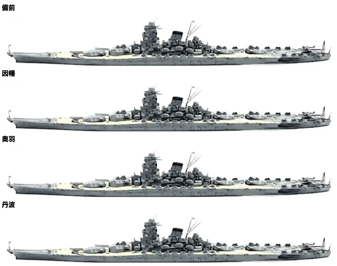 物語ミニスカ美少女M 日海軍備前級戦艦