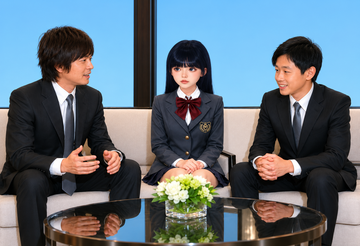 物語ミニスカ美少女M　桐谷流ラウンジ