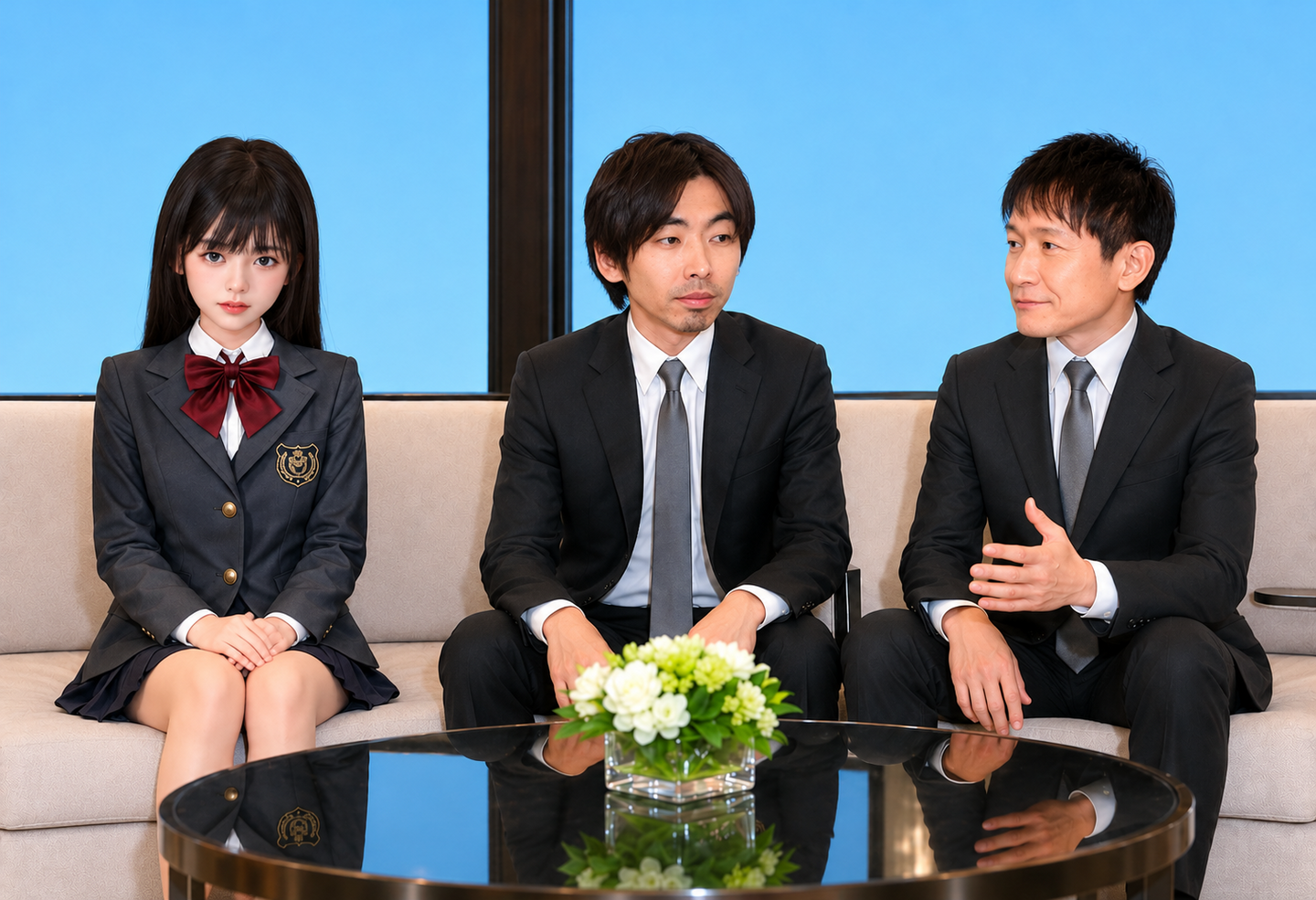 物語ミニスカ美少女M 桐谷流ラウンジ