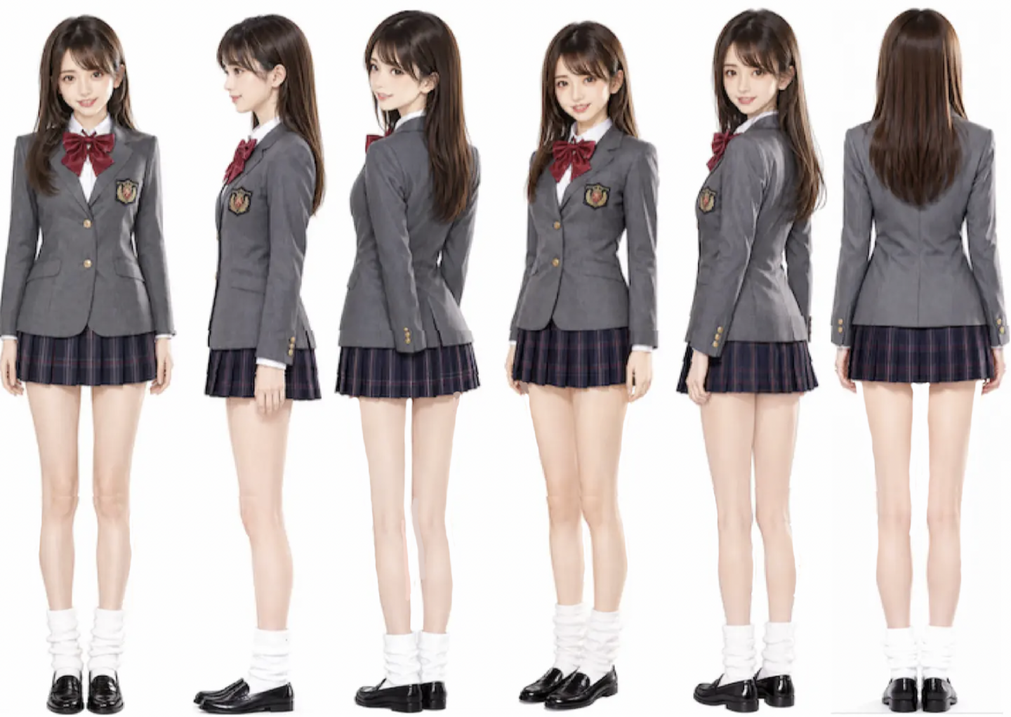 物語ミニスカ美少女M 制服