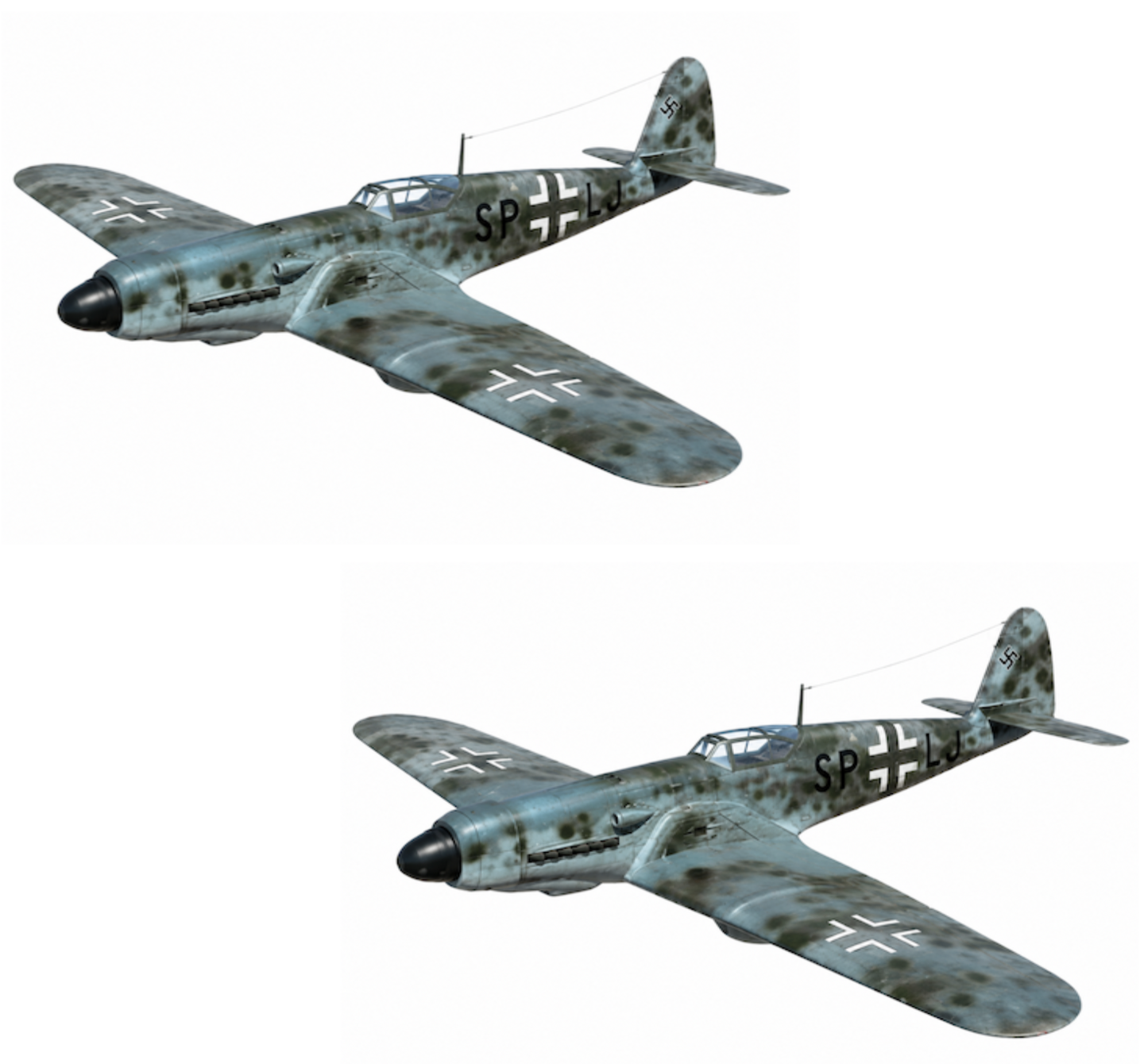 物語ミニスカ美少女M 独戦闘機Me209