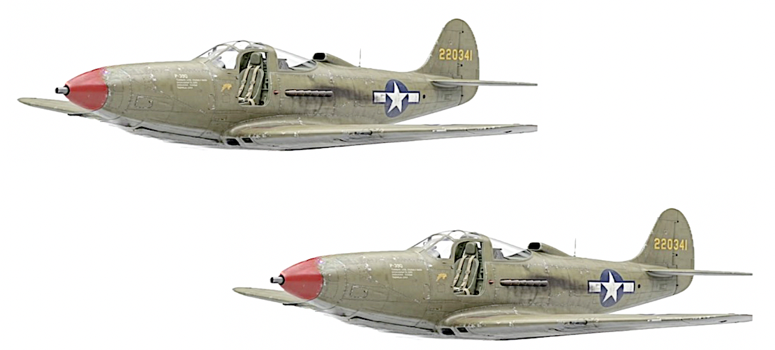 物語ミニスカ美少女M  米陸軍戦闘機P39