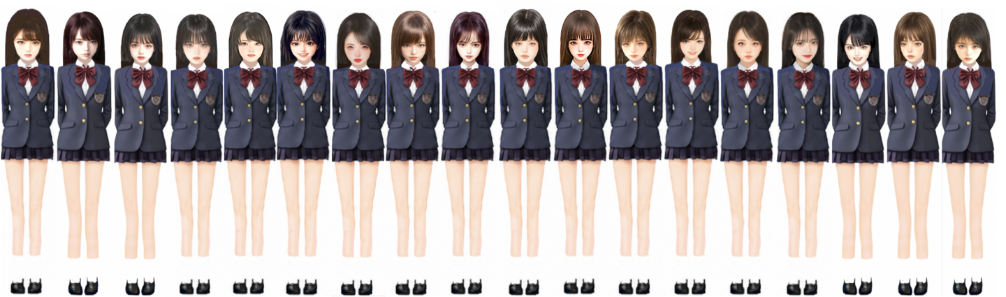 物語ミニスカ美少女M 桐谷流制服1