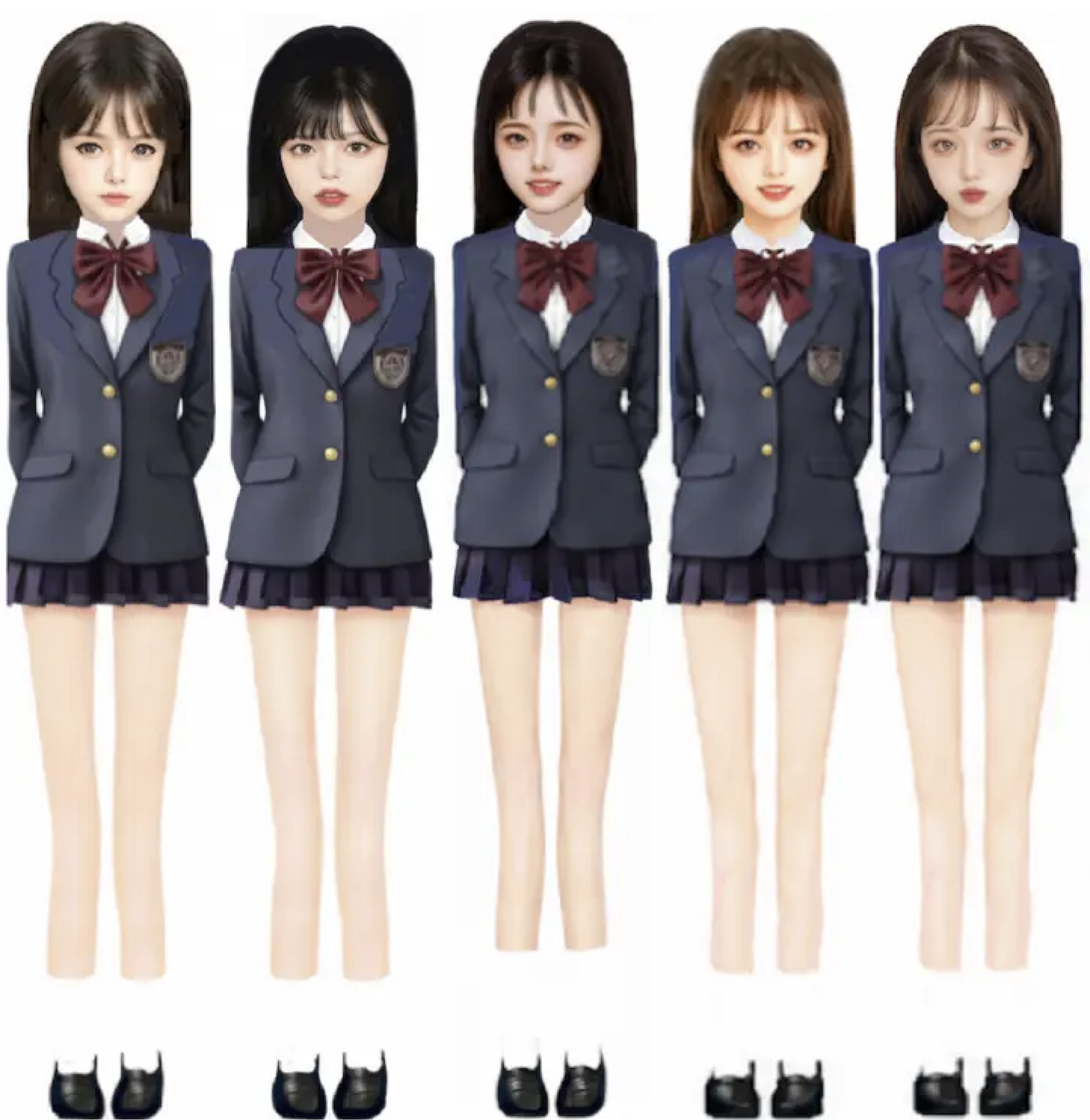 物語ミニスカ美少女M桐谷流制服女子１