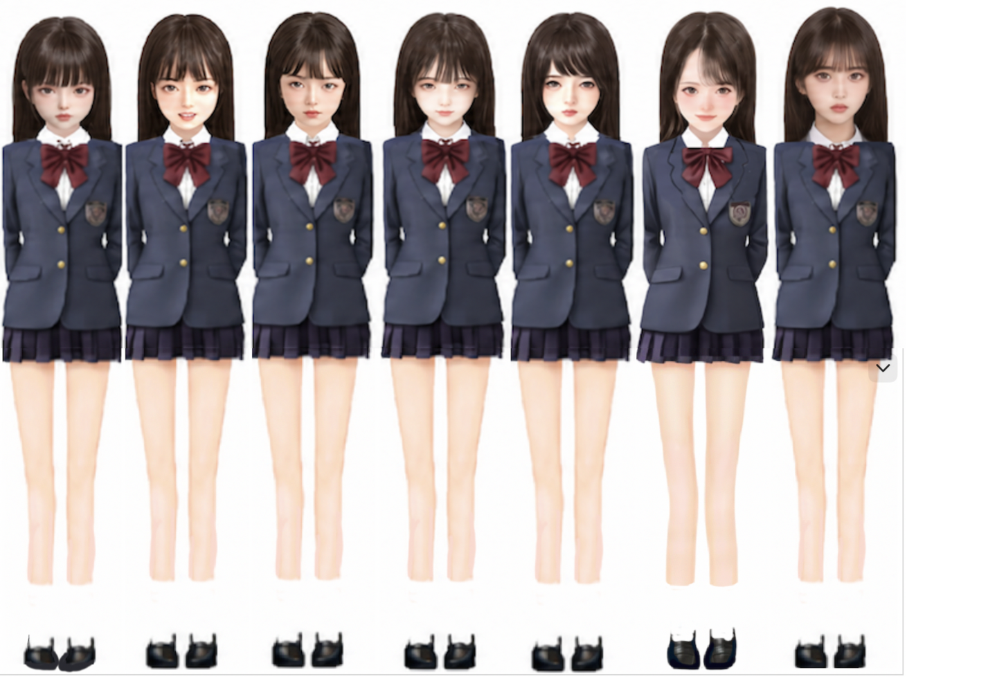 物語ミニスカ美少女M桐谷流制服女子１