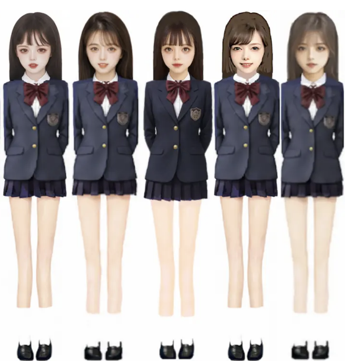 物語ミニスカ美少女M桐谷流制服女子１
