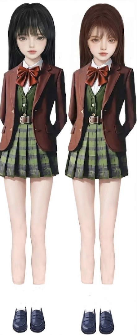 物語　ミニスカ美少女制服１