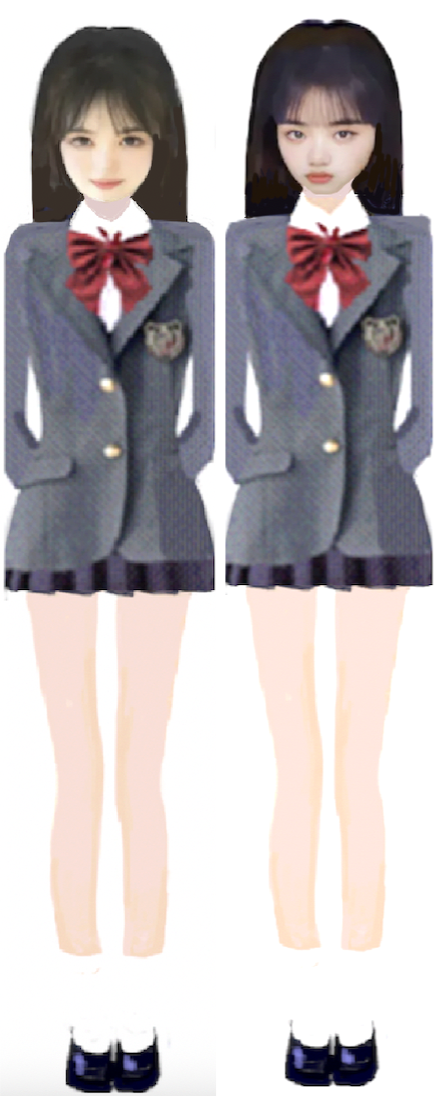 物語ミニスカ美少女M制服３