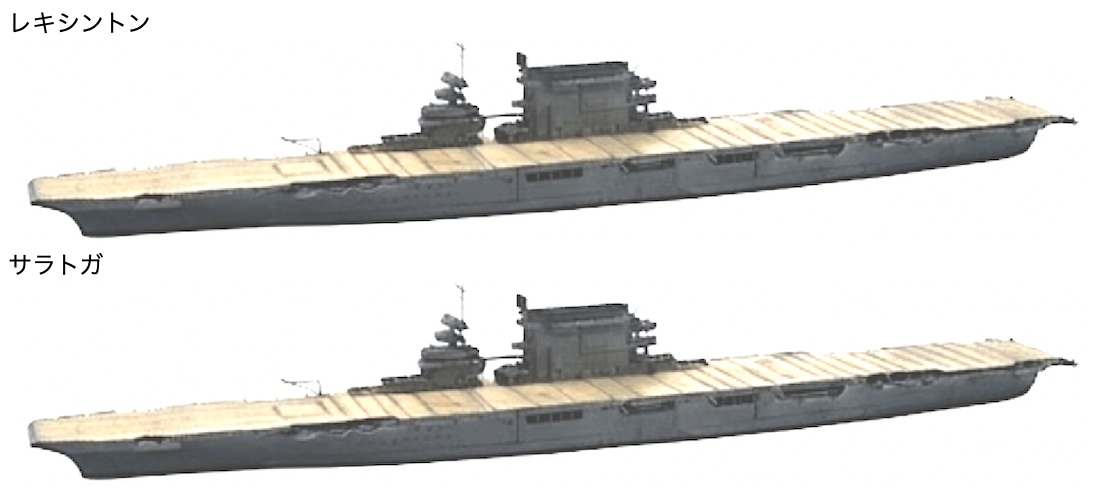 物語ミニスカ美少女M 米レキシントン級重空母