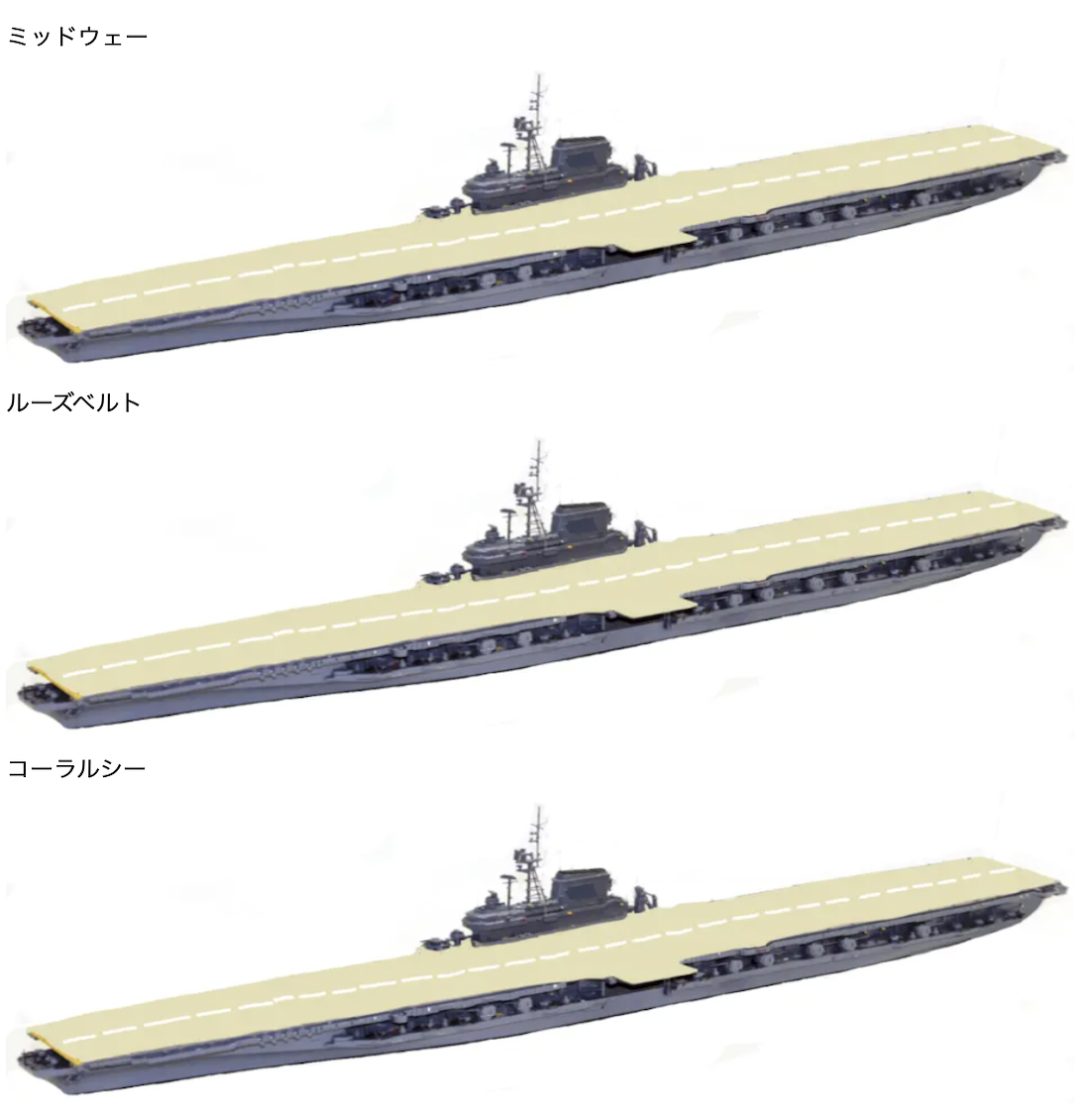 物語ミニスカ美少女M 米超重空母ミッドウェー級