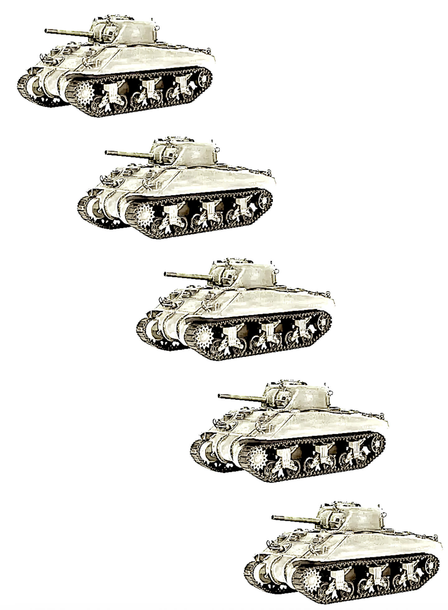 物語ミニスカ美少女M　米中戦車M４シャーマン　