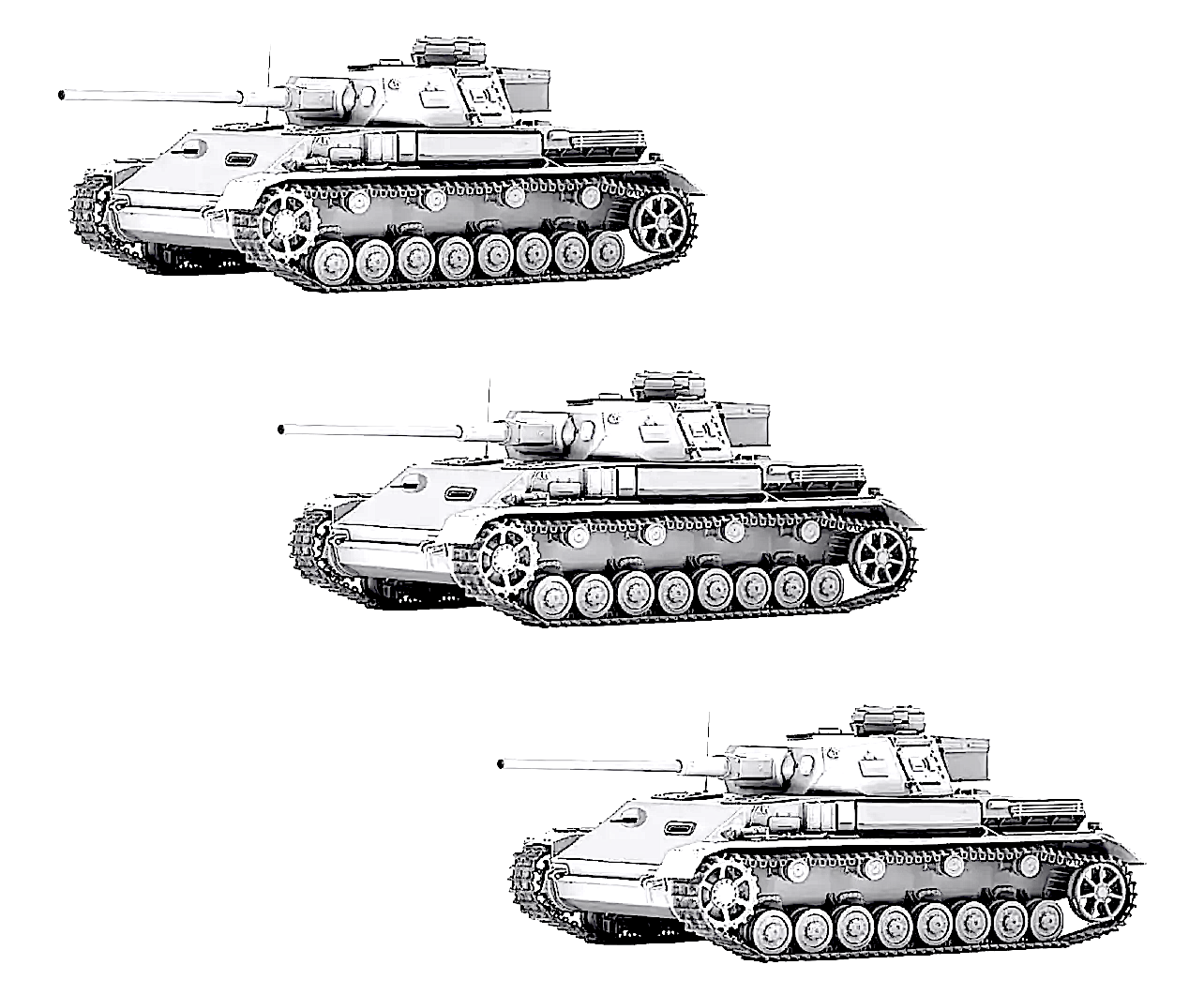 物語ミニスカ美少女M 独Ⅳ号支援中戦車