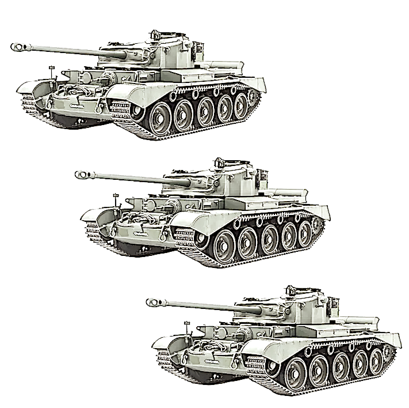 物語ミニスカ美少女M 英巡航戦車コメットMkⅦ