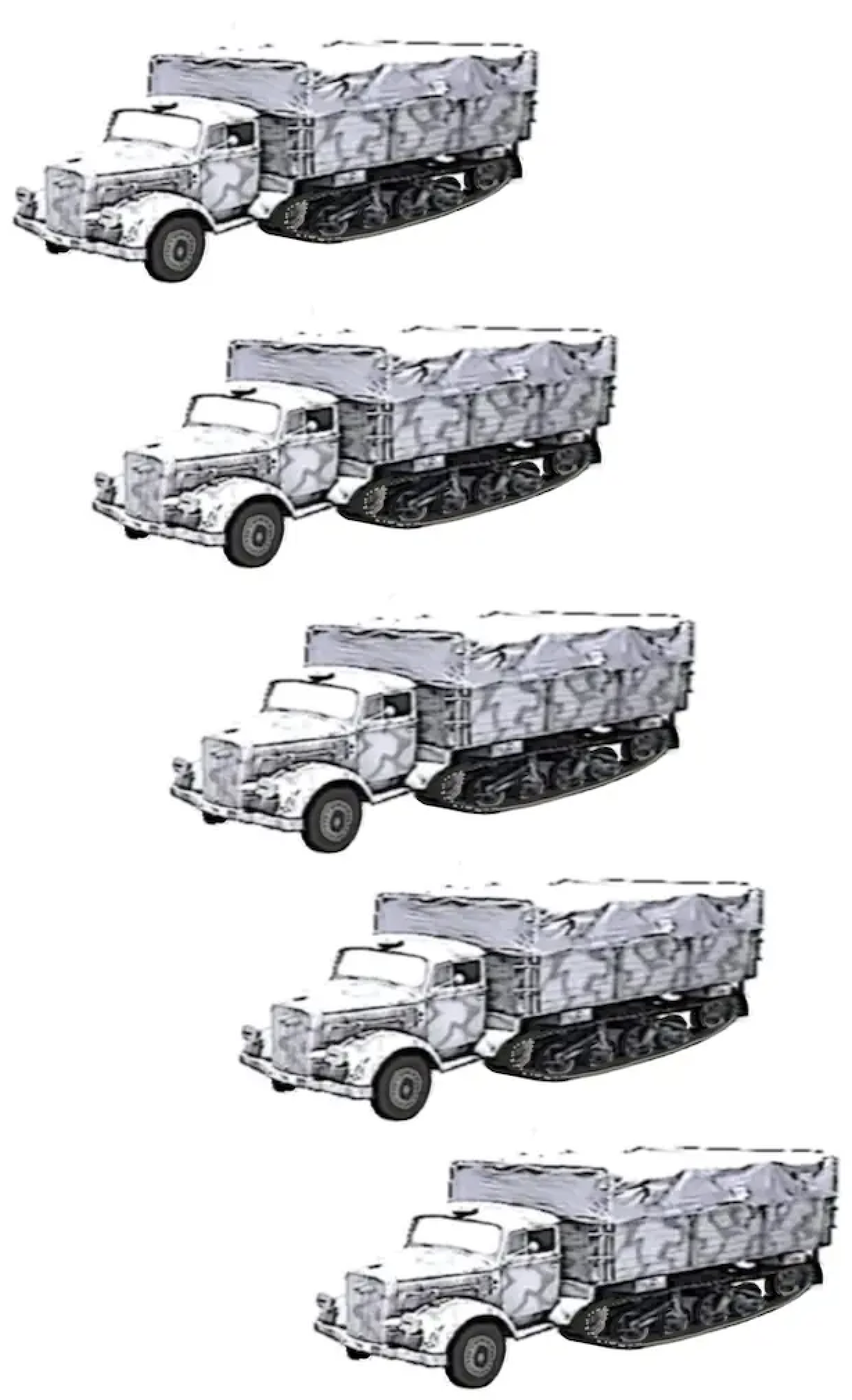 物語ミニスカ美少女M 半軌輸送車