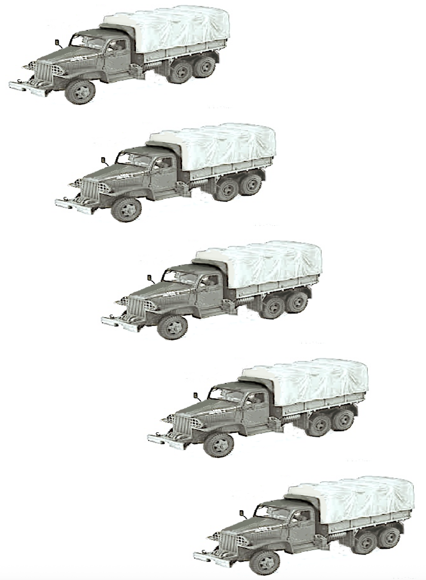 物語ミニスカ美少女M 米六輪輸送車