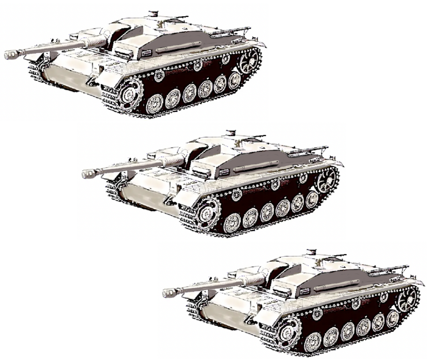 物語ミニスカ美少女M 独Ⅲ号突撃砲