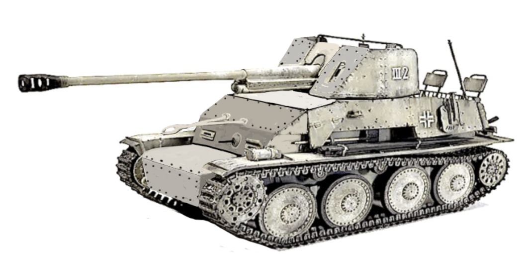 物語ミニスカ美少女M 独Ⅱ号2型75mm自走砲