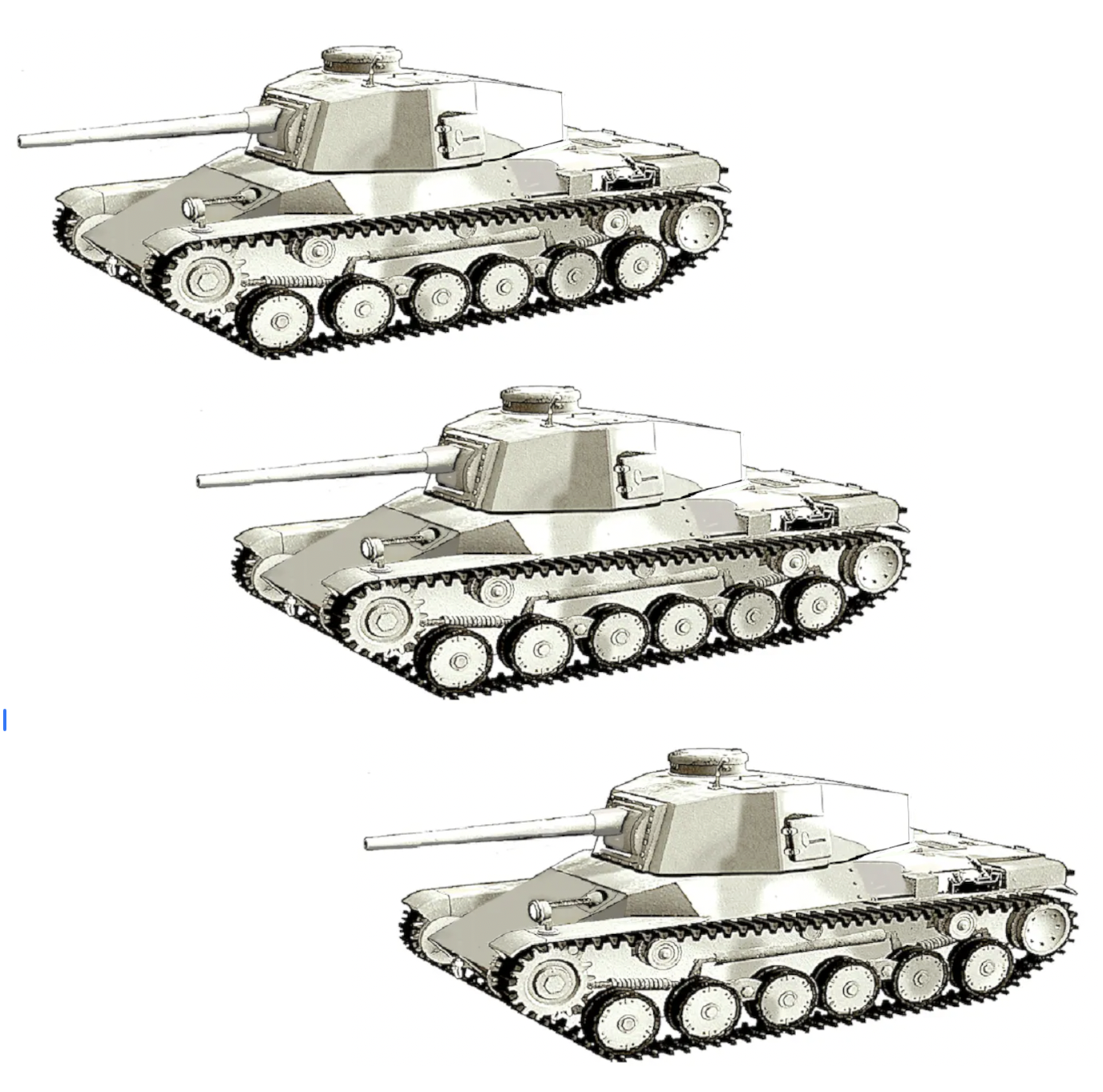 物語ミニスカ美少女M 日軍一式中戦車