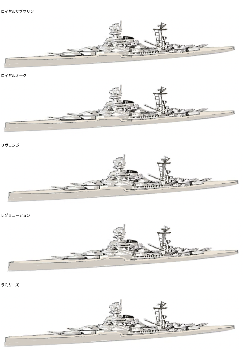 物語ミニスカ美少女M 英戦艦リヴェンジ級