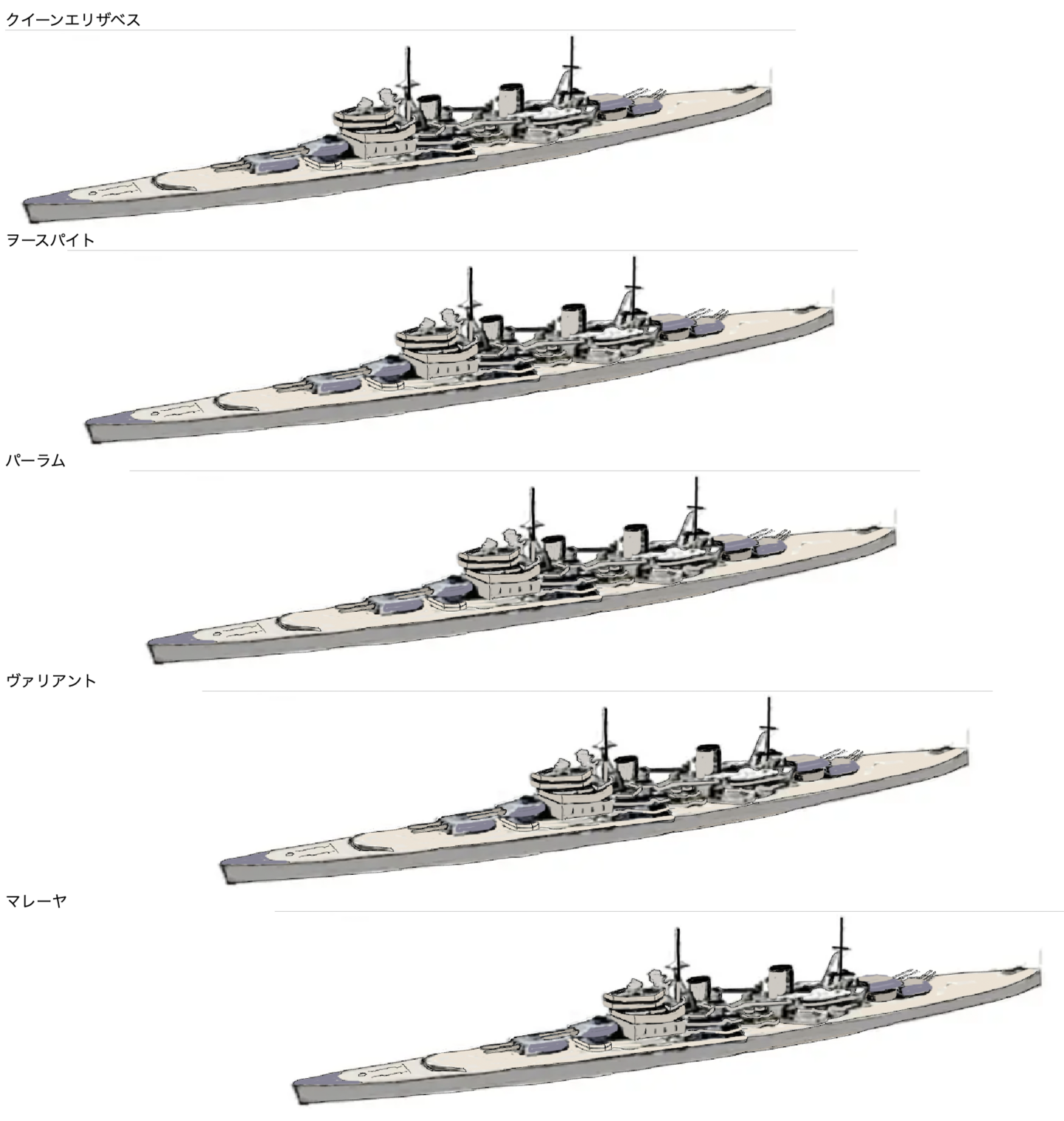 物語ミニスカ美少女M 英戦艦クイーンエリザベス級