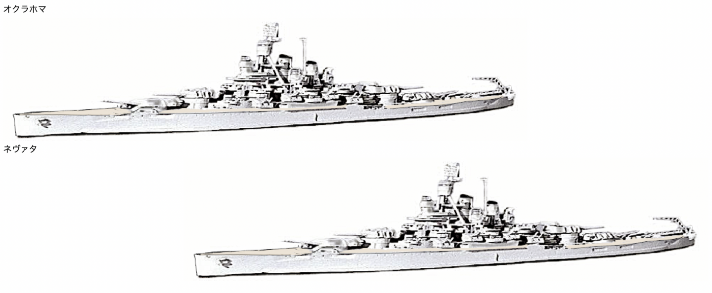 物語ミニスカ美少女M 米戦艦オクラホマ級