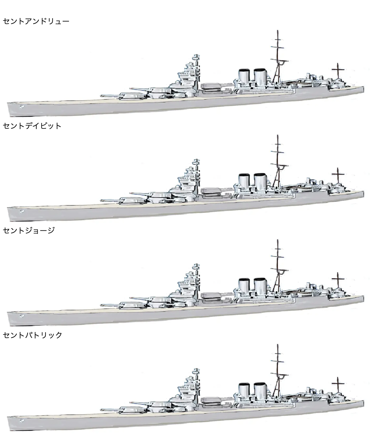 物語ミニスカ美少女M 英戦艦セントアンドリュー級