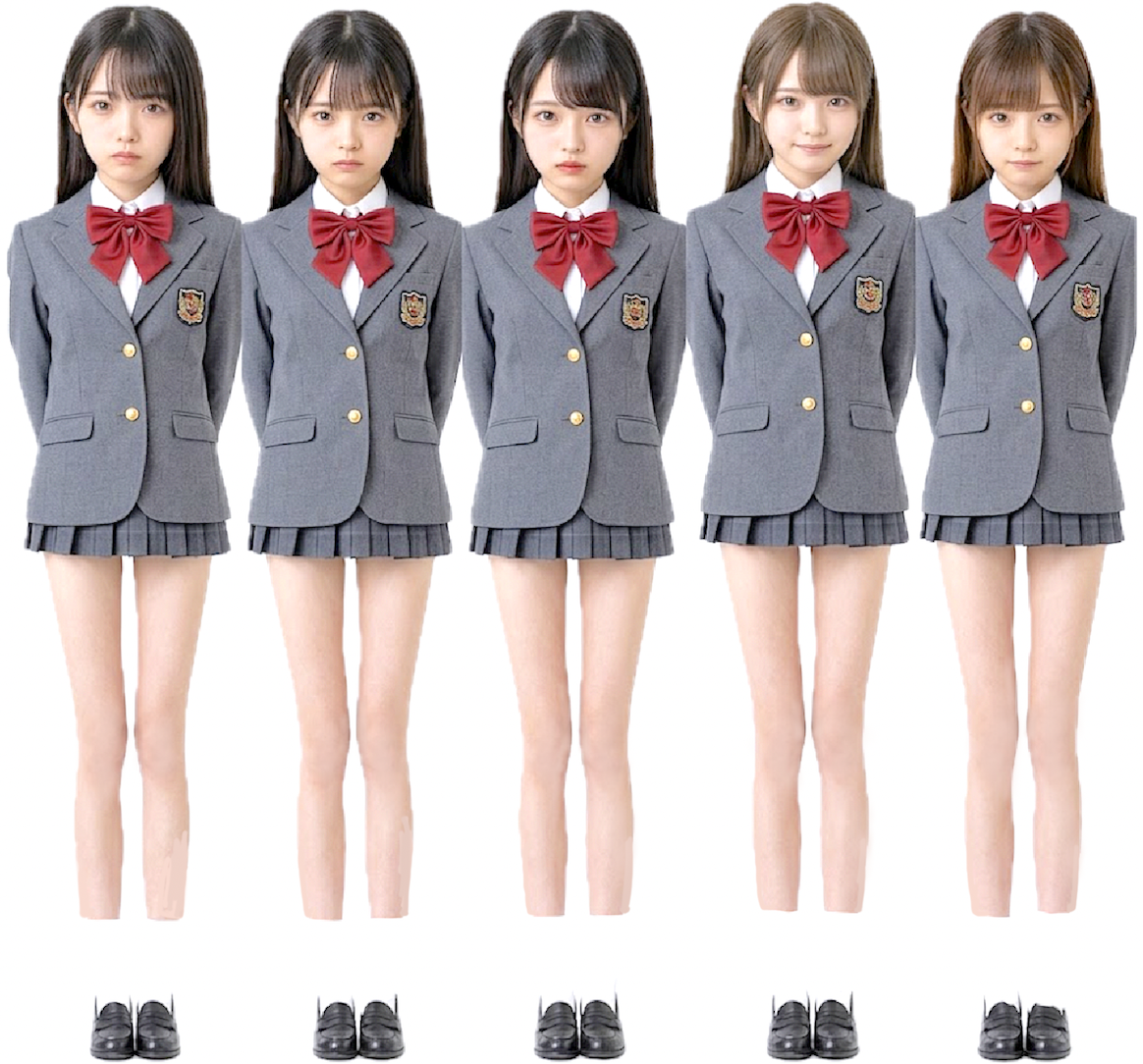 物語ミニスカ美少女M 桐谷流女子制服１