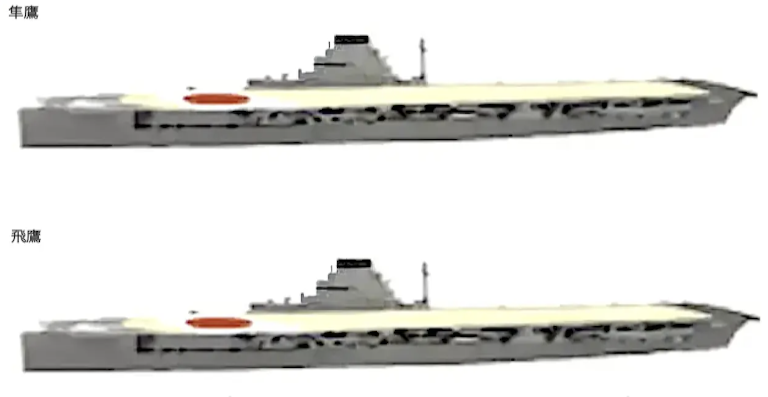 物語ミニスカ美少女M 日海軍赤城級 加賀級 飛鷹級