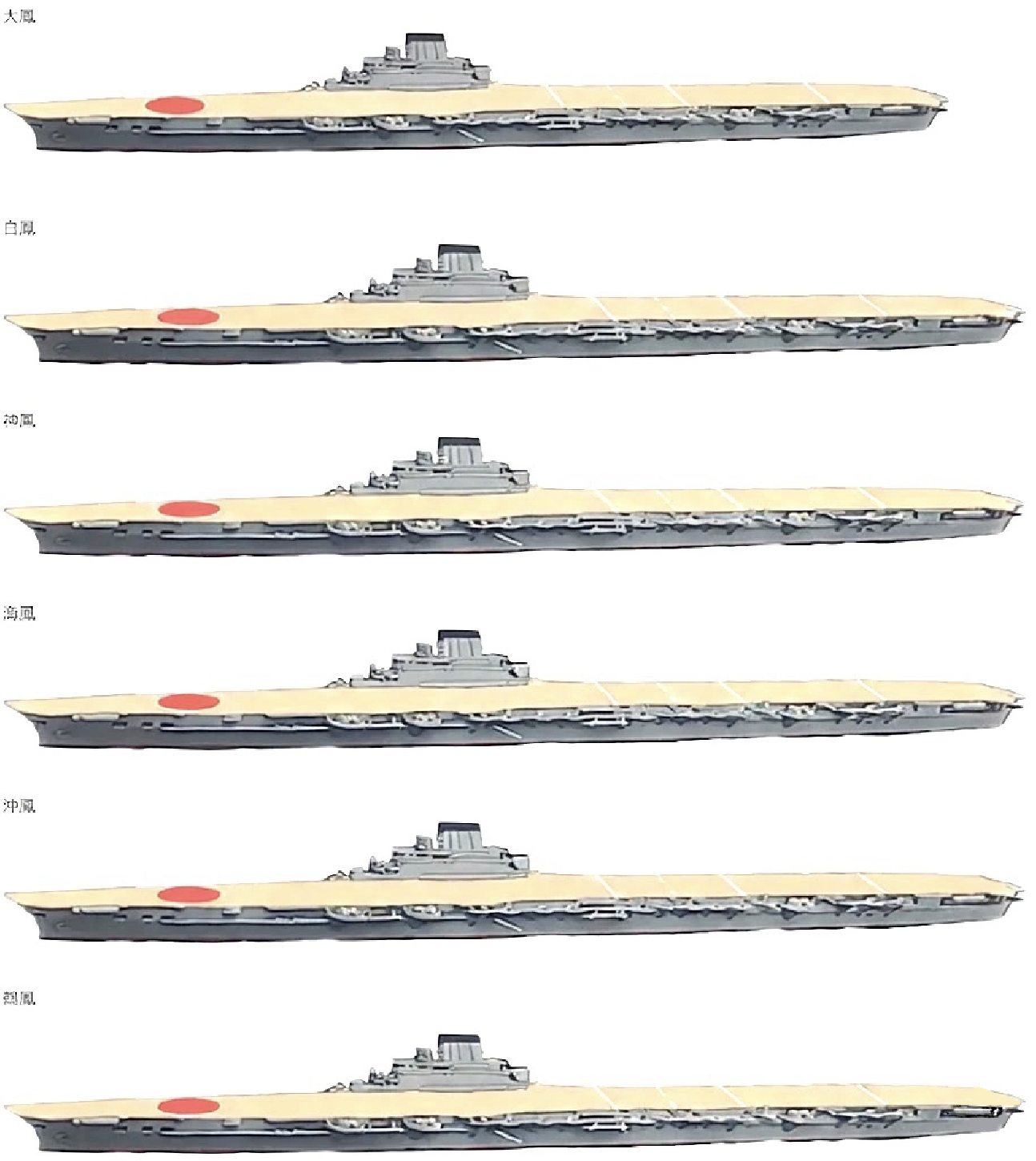 物語ミニスカ美少女M 日重空母大鳳級