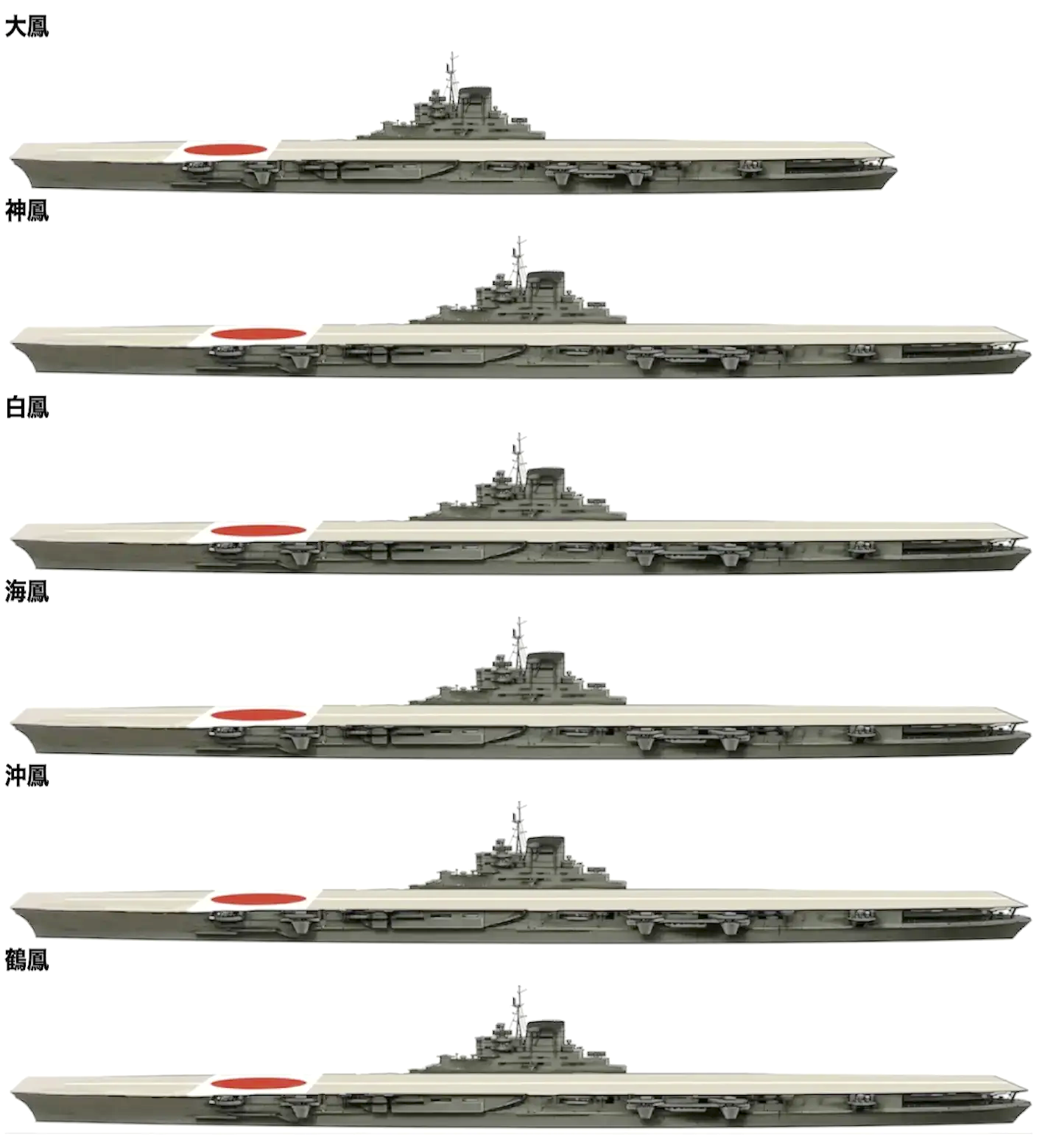 物語ミニスカ美少女M 日重空母大鳳級