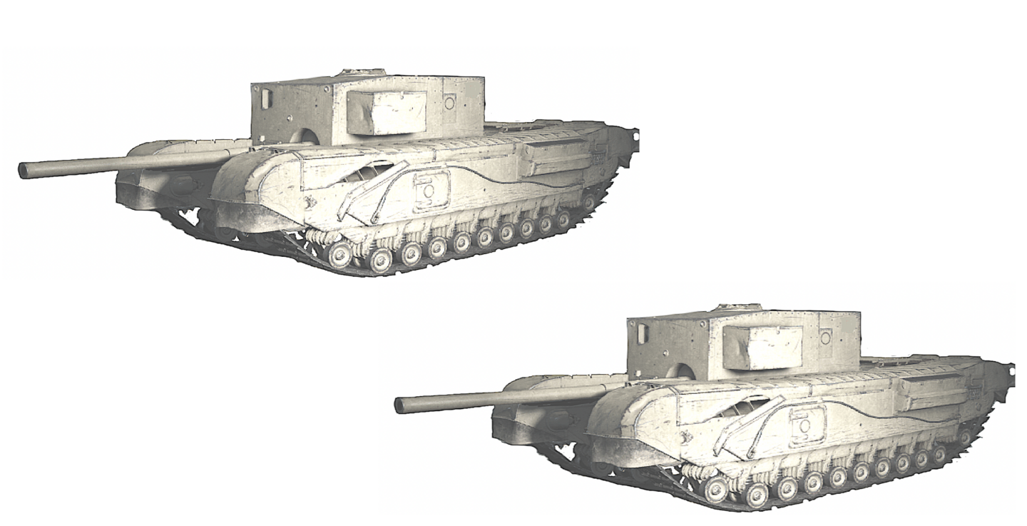 物語ミニスカ美少女M 英チャーチル駆逐戦車