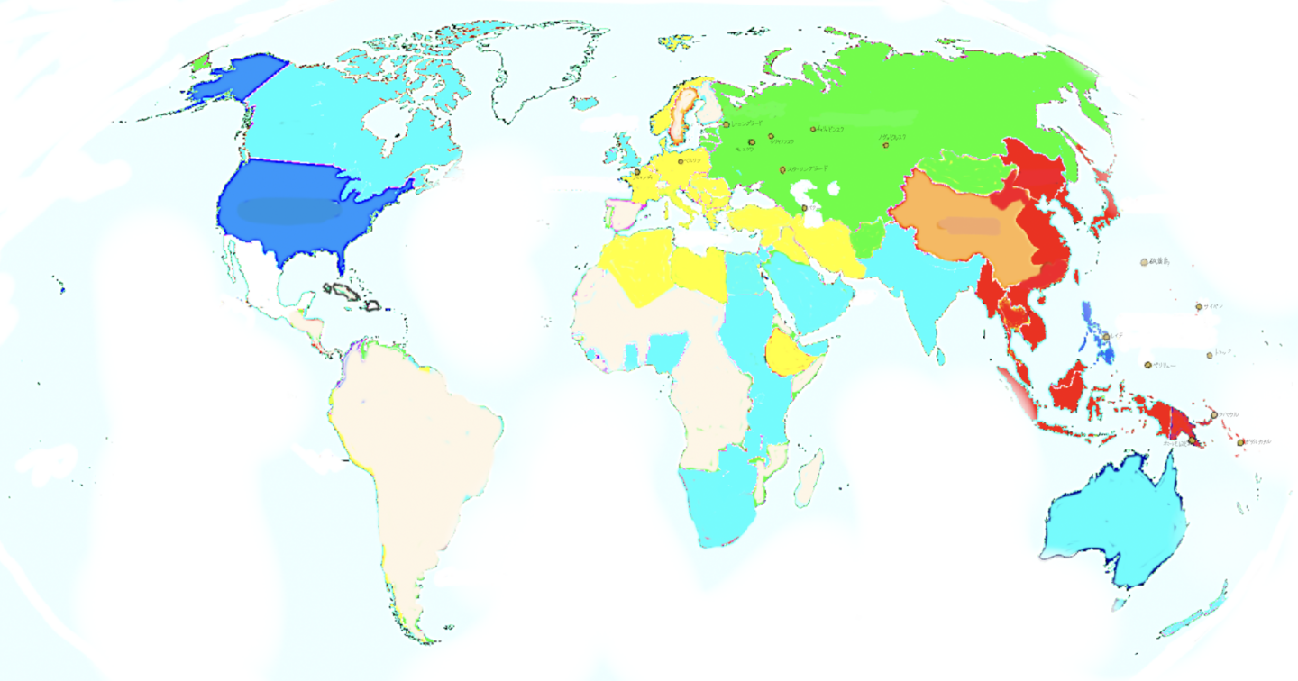 物語ミニスカ美少女M 現実（物語世界）地図