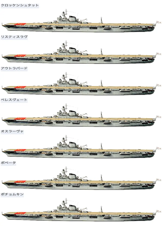 物語ミニスカ美少女M 蘇連重空母クロッケンシュタット級 