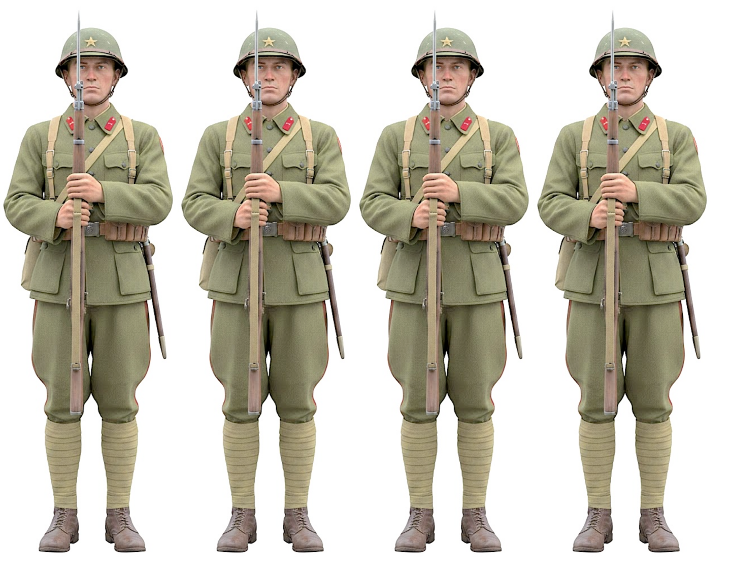 物語ミニスカ美少女M 日本陸軍歩兵