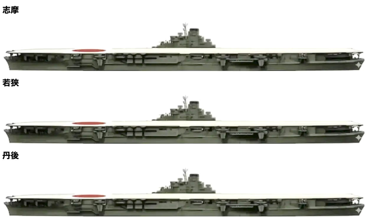 物語ミニスカ美少女 日本海軍装甲長重空母  志摩級