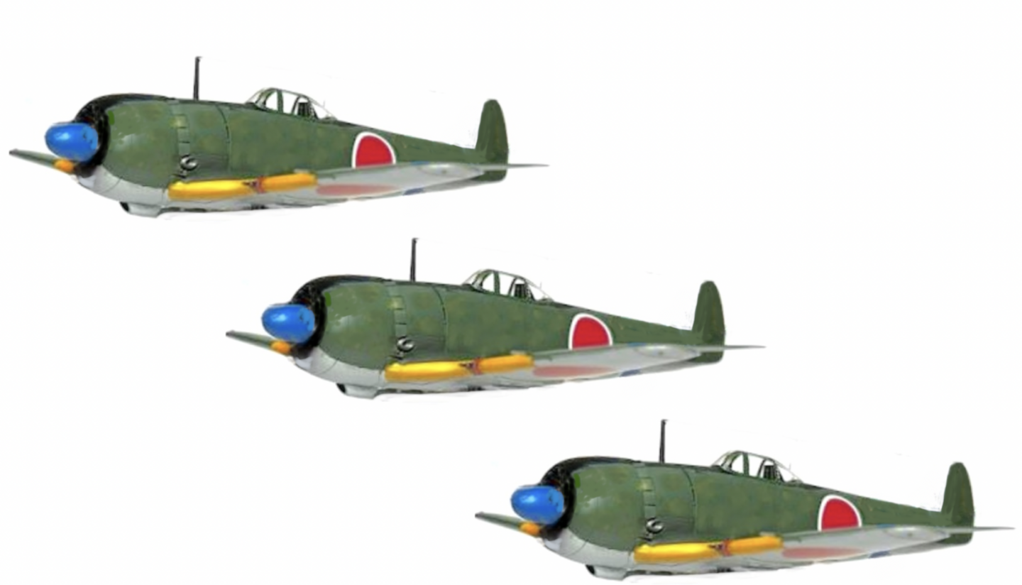物語ミニスカ美少女M 日本陸軍二式戦闘機 鍾馗