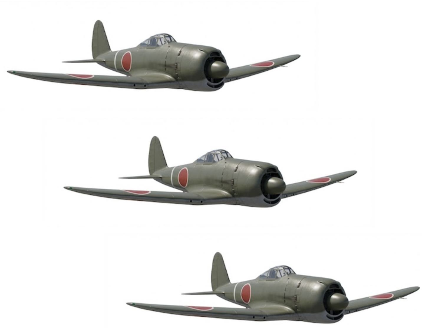 物語ミニスカ美少女M 海軍二式戦闘機 紫電改