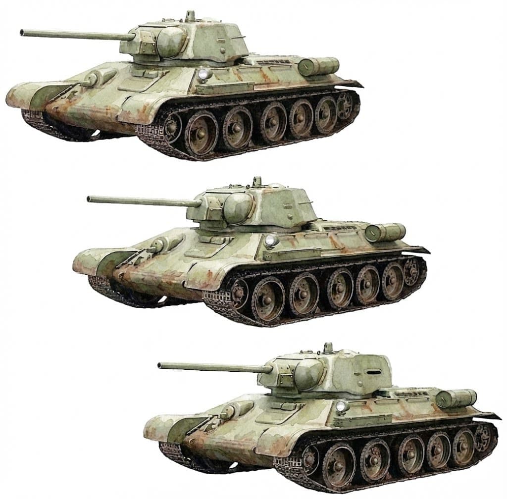 物語ミニスカ美少女M 蘇連中戦車T-34/77