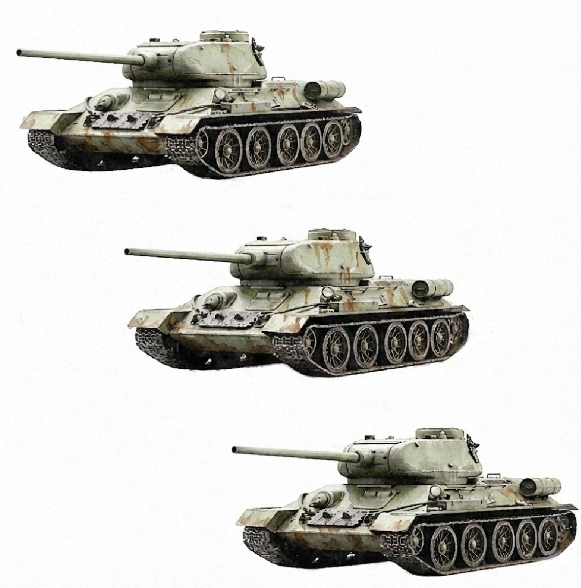 物語ミニスカ美少女M T-34／85